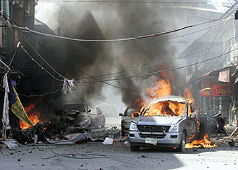 Мощный взрыв прогремел на юге Синая, два человека погибли